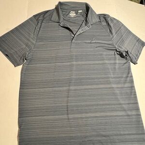Cutter & Buck Atlanta Braves Striped Polo Shirt